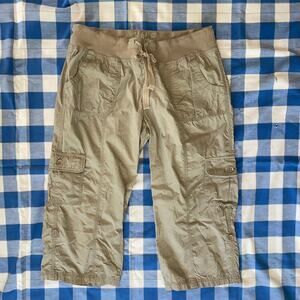 CK‎ Calvin Klein XL Gray-Green Fatigue Lightweight Cargo Pants